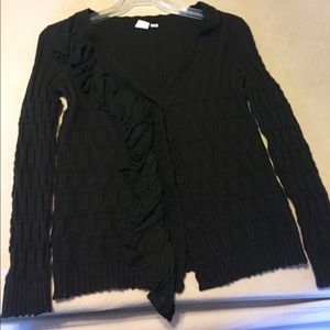 Dark Green Anthropologie Cardigan